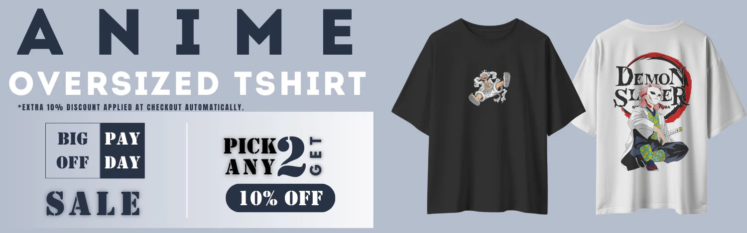 collection banner anime tshirt for men