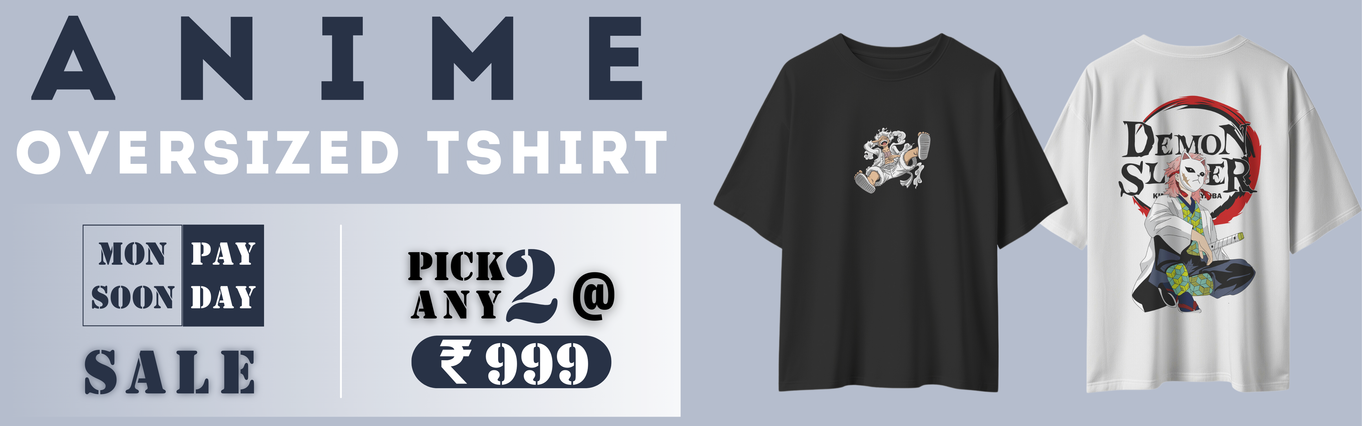Anime Oversized Tees for man