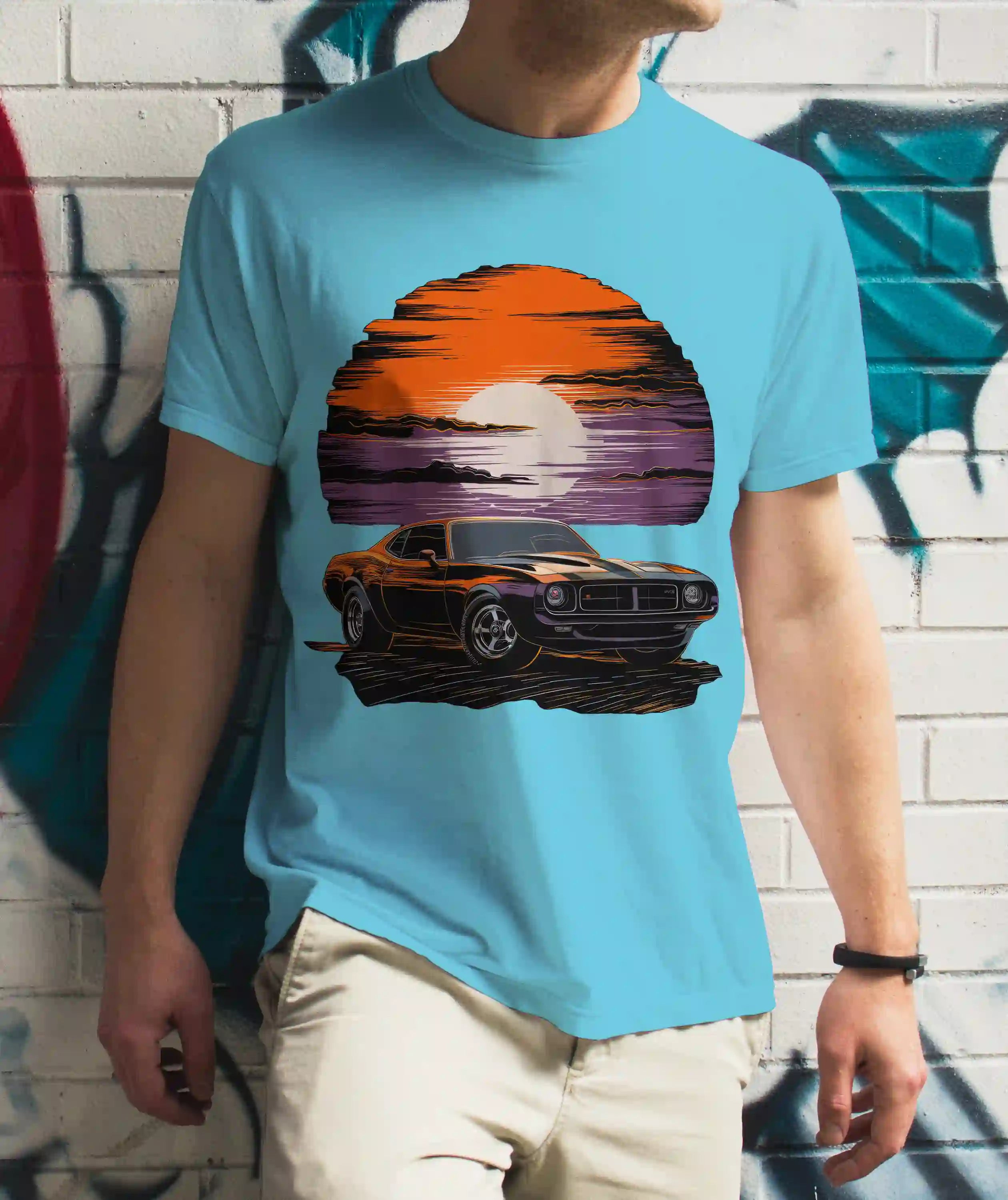 Sunset Car Tee