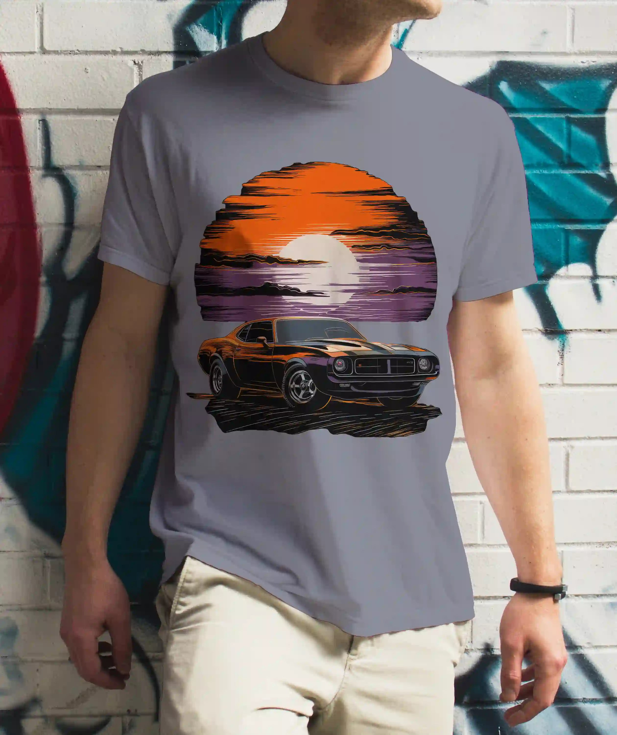 Sunset Car Tee